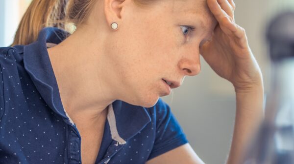 Femme stressée